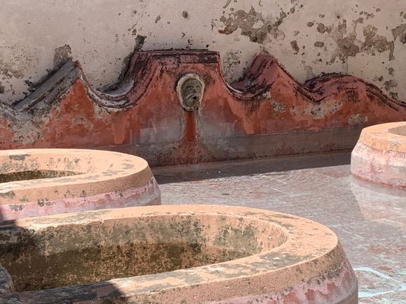 Gurgling fountain.  Ruins of Convento Las Capucinas, Antigua.