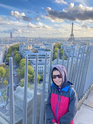 Top of Arc de Triomphe