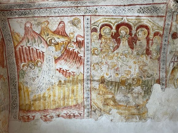 Fresco on the chapel wall