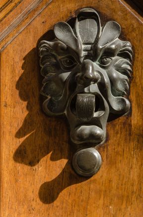 Door knocker.