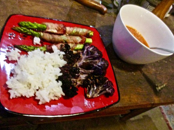 Romesco sauce dinner - sans sauce