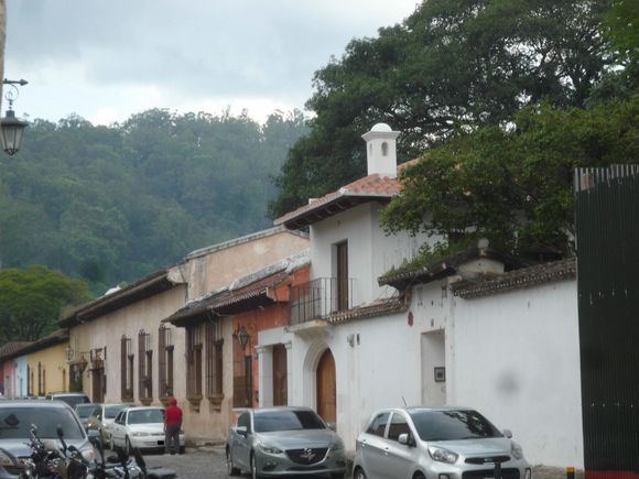 Typical street scene in Antigua.