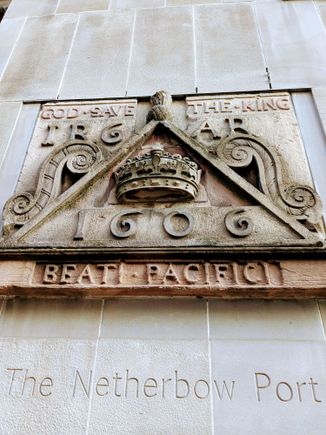 
The king in question was James I or VI. I looked it up.