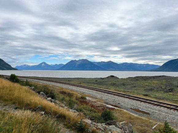 Beluga point lookout looking at Turnagain Arm