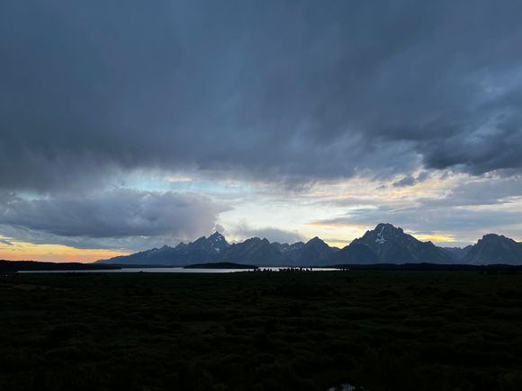 Partial clearing in the evening (from hotel room)