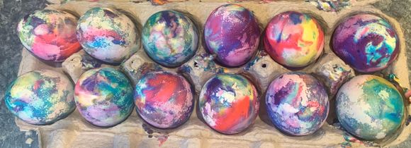 Nicole made these eggs