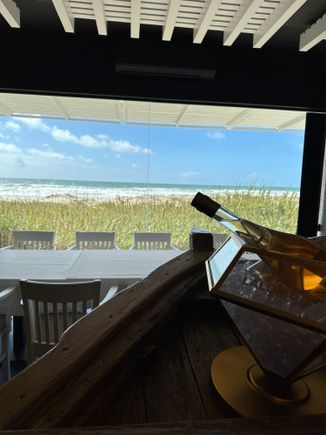 View of Atlanterra beach from RESTAURANTE ANTONIO