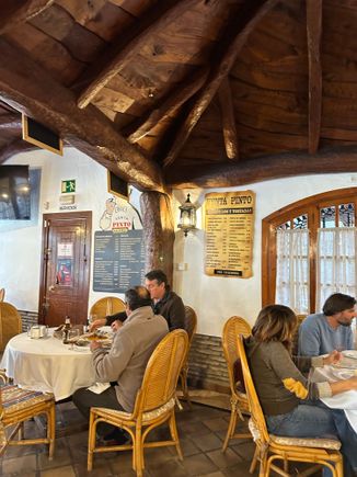 Seated diners in bar area..very comfy and casual