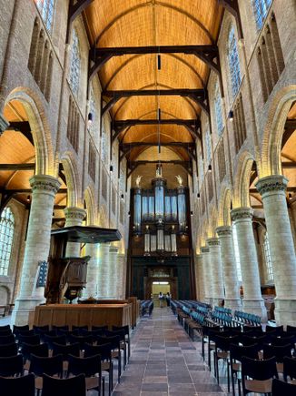 Inside the new church