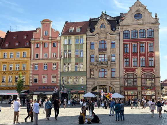 Stunning main square in old quarter 