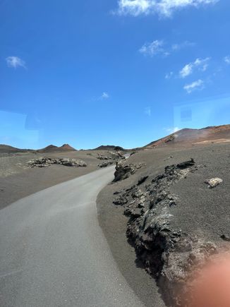Scenery from the new, comfortable bus, on the tour of the park.
