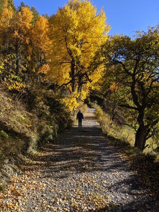 Walking from Guarda via Ftan to Ardez