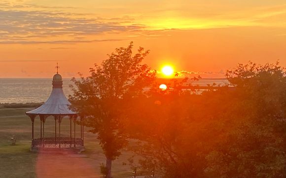 Sunrise at 4:30AM from our room. My husband took the photo; I was still sleeping. 