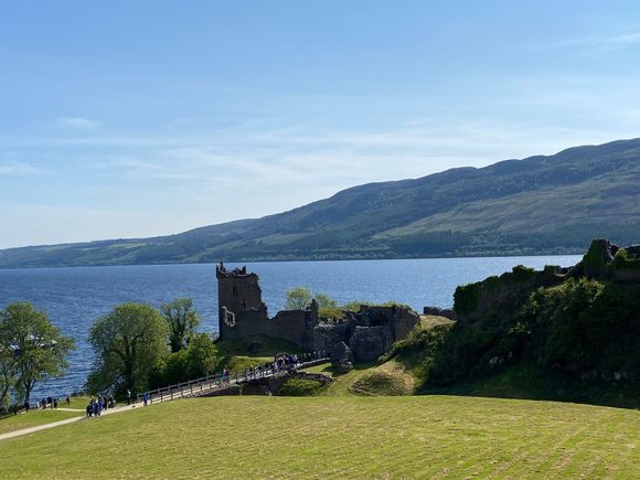Urquhart Castle ruins on Loch Ness