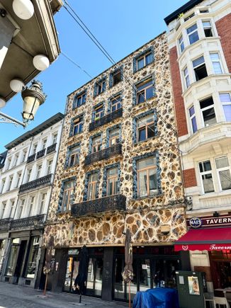 Interesting façade.