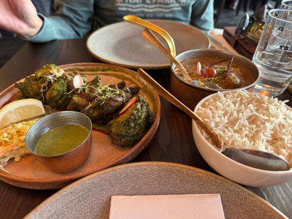 Our delicious mains . . .