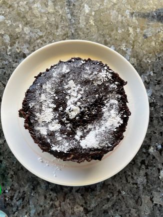 Three minute cooking time, one minute standing time.