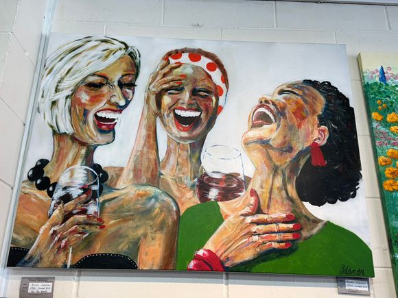 These ladies are having a grand old time!