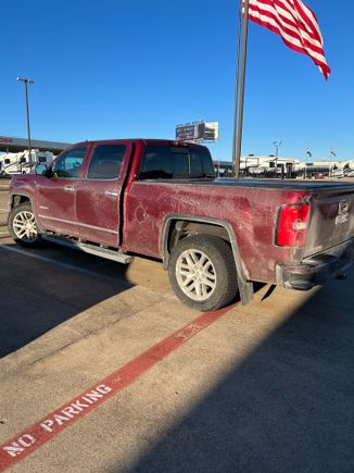 This truck is supposed to be dark red.