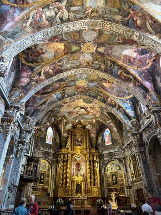 My photos do scant justice to the glory of this church