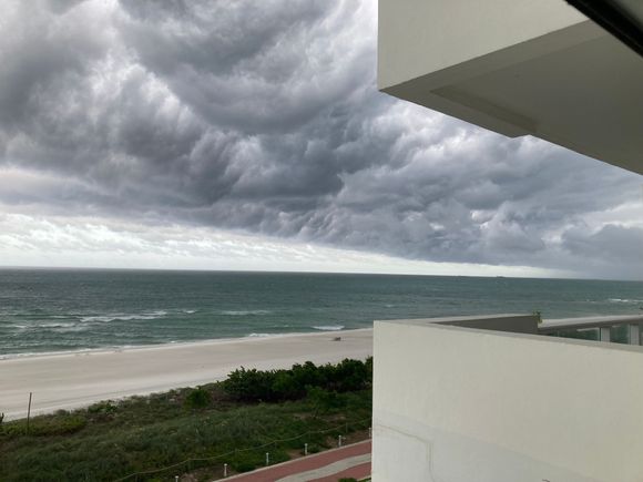 We’re getting an outer band from Idalia coming up from the south!  Feel very bad for the people in Cedar Key or wherever this one hits directly.