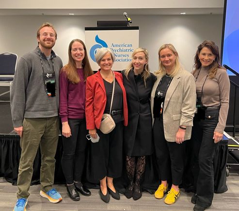 Students and colleagues at the conference. 