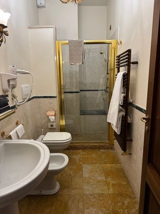 Our elegant and spacious bathroom