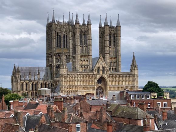 View of Lincoln Cathedral from Lincoln Castle 