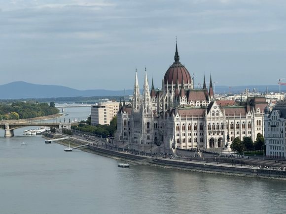 Another view of the Danube and the Parliament Building from the Buda Hill.