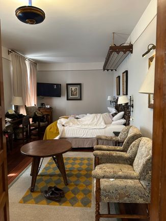 Bedroom of standard double room