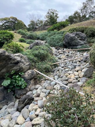 Stone (or dry) waterfall