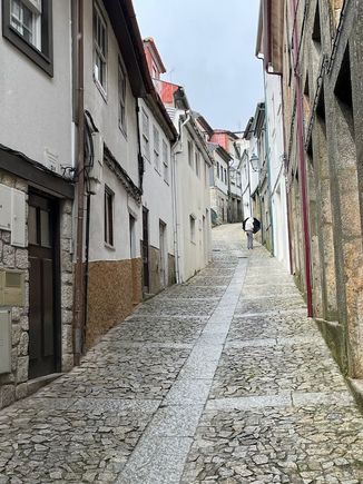 Inside the old city walls, on the way up to the castle