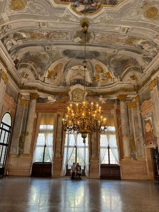 The opulent ballroom - wouldn't this be a grand place for a wedding reception?