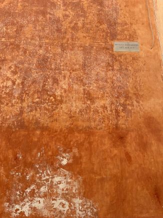 Look at the coloring on this wall!!!