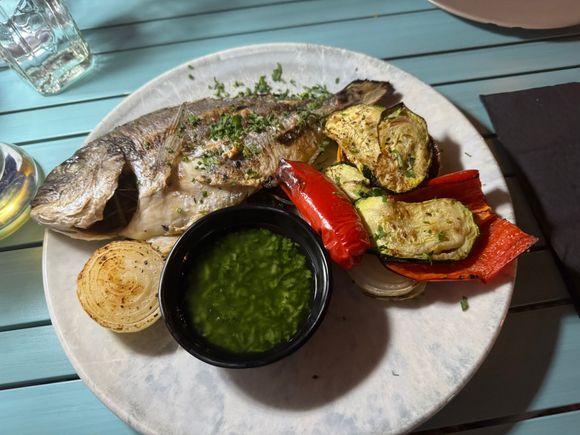 and Ed ordered a white fish