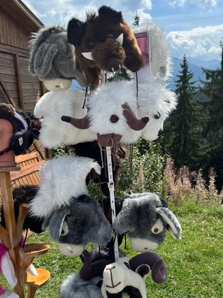 These animal-designed hats are ubiquitous in Maramures County