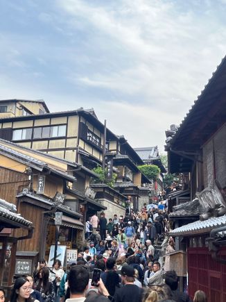 The requisite photo demonstrating over tourism in Kyoto.