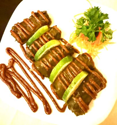 Stuffed grape leaves 