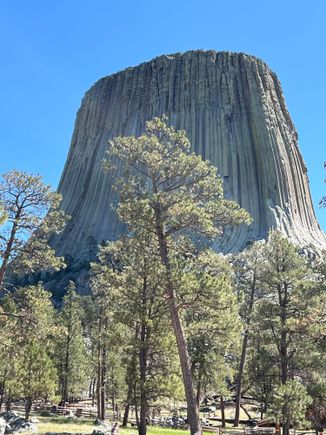 Devils Tower in Wyoming.