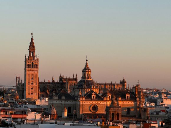 Seville at the golden hour 