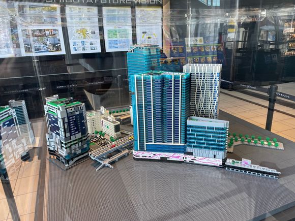 This is a mock up of what they are going to do in the area.  Most of it is completed but they are doing a lot of construction on the metro