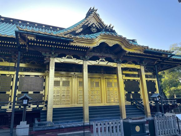 Inside Shrine doors