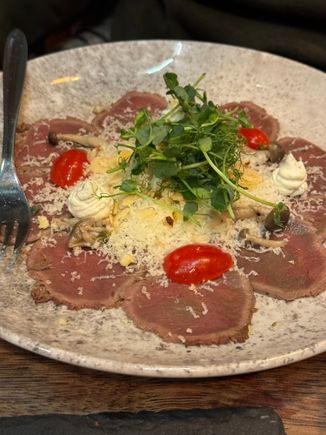 Venison carpaccio 