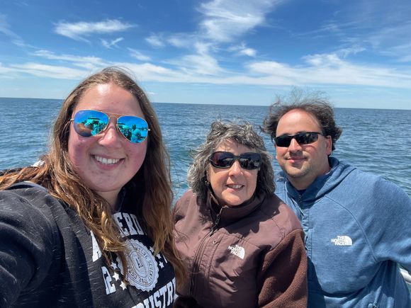 We went whale watching 