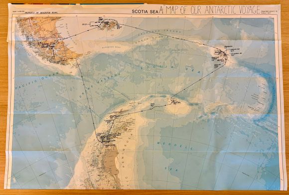 Our 22 day trip itinerary from Punta Arenas, Chile to the Falklands to South Georgia to Antarctica and back to Punta Arenas.