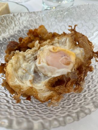 Migas from Restaurante Palio, Ocaña, Toledo, Castilla-La Mancha