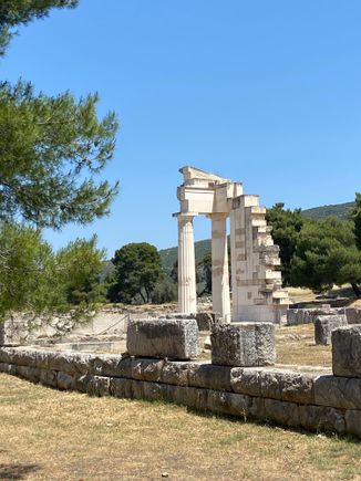 Temple at Sanctuary of Asklepios