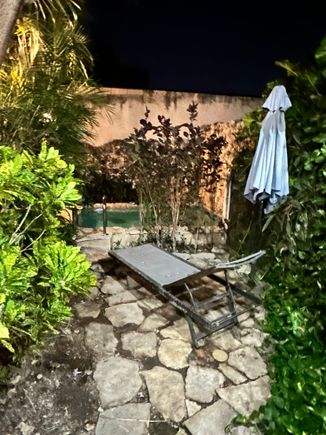 Our outside area.