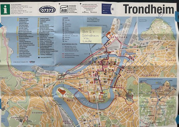 Trondheim map