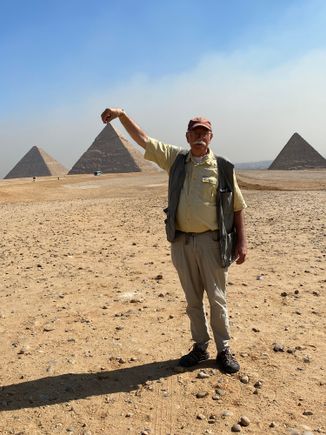 We did it for our guide, right?